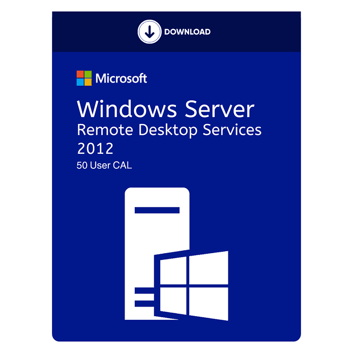 Microsoft Windows Server 2012 Remote Desktop Services 50 User CALs