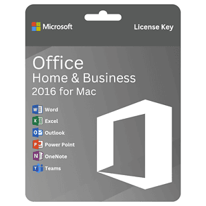 Office 2016 Home and Business for Mac Product Key