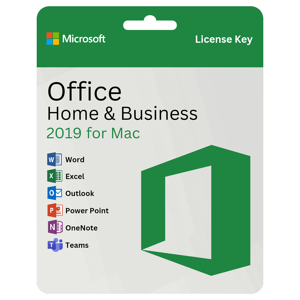 Office 2019 Home and Business for Mac Product Key