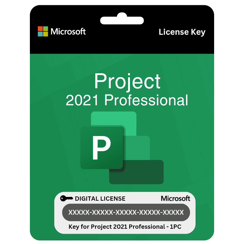 Microsoft Project 2021 Professional License Key Retail