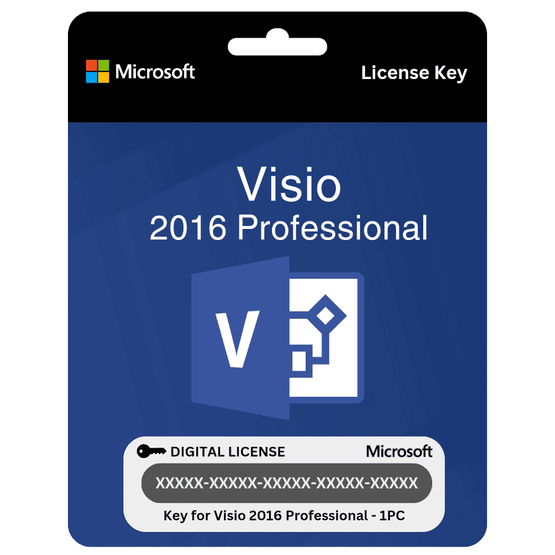 Microsoft Visio 2016 Professional License Key Bind