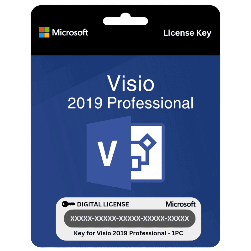 Microsoft Visio 2019 Professional License Key Bind