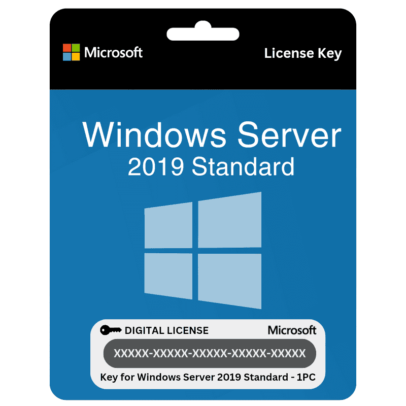 Windows Server 2019 Standard License Key Lifetime Activation