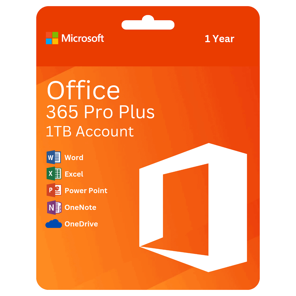 Office 365 Pro Plus 1 Year Subscription Account 5 Devices