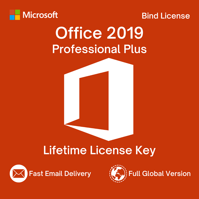 Microsoft Office 2019 Pro Plus Lifetime License Key