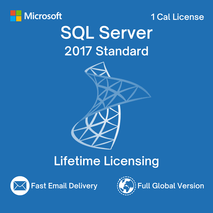 Microsoft SQL Server 2017 Standard Digital License