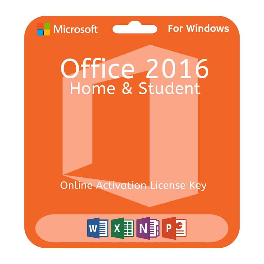 MS Office 2016 Home and Student Product Key | Lifetime License | Online Activation | Retail