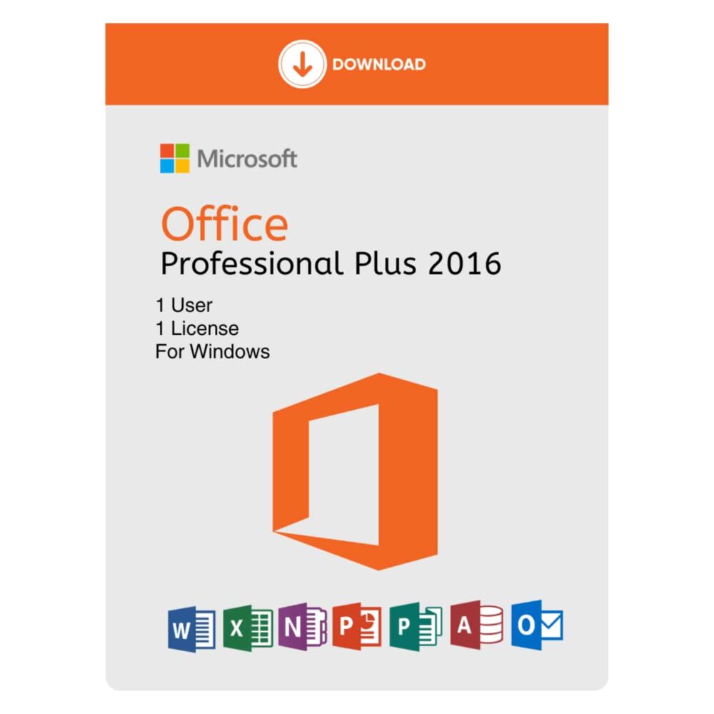 MS Office 2016 Professional Plus Product Key | Lifetime License Key | Online Activation | Bind