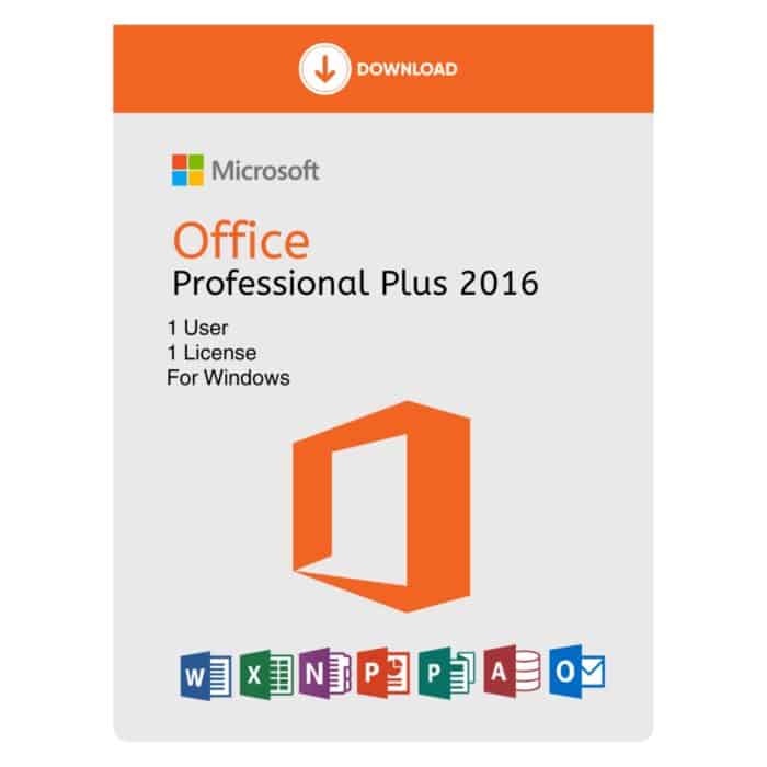 Microsoft Office 2016 Professional Plus Product Key - Lifetime