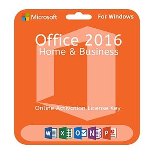 MS Office Home and Business 2016 for Windows | Lifetime License Key | Retail