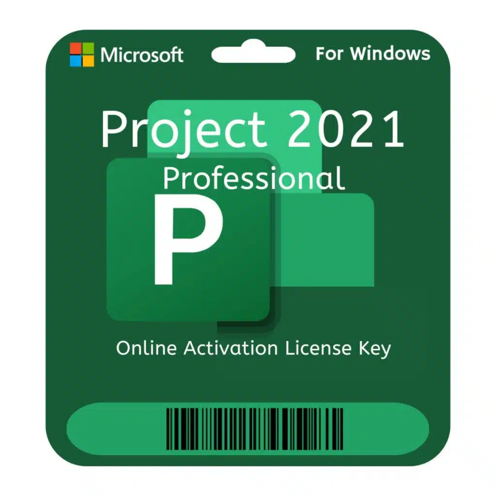 MS Project Professional 2021 Product Key | Lifetime License | Online Activation | Retail