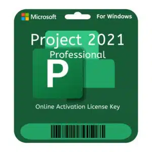 MS Project Professional 2021 Product Key | Lifetime License | Online Activation | Retail