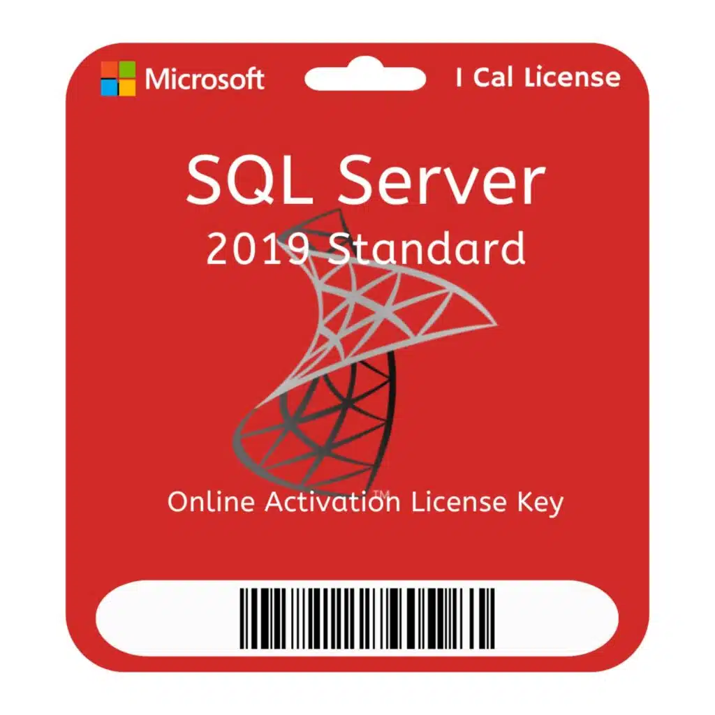 MS SQL Server 2019 Standard Edition | Lifetime License Key | Online Activation | 1 CAL