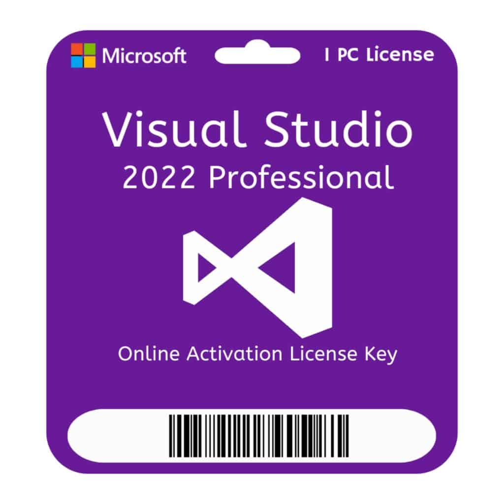 MS Visual Studio 2022 Professional | Lifetime License Key | Online Activation | Retail