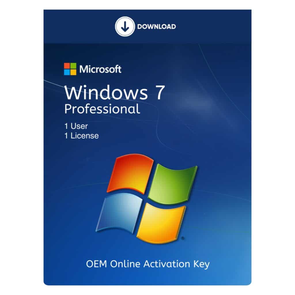 Microsoft Windows 7 Professional Product Key 32/64-bit