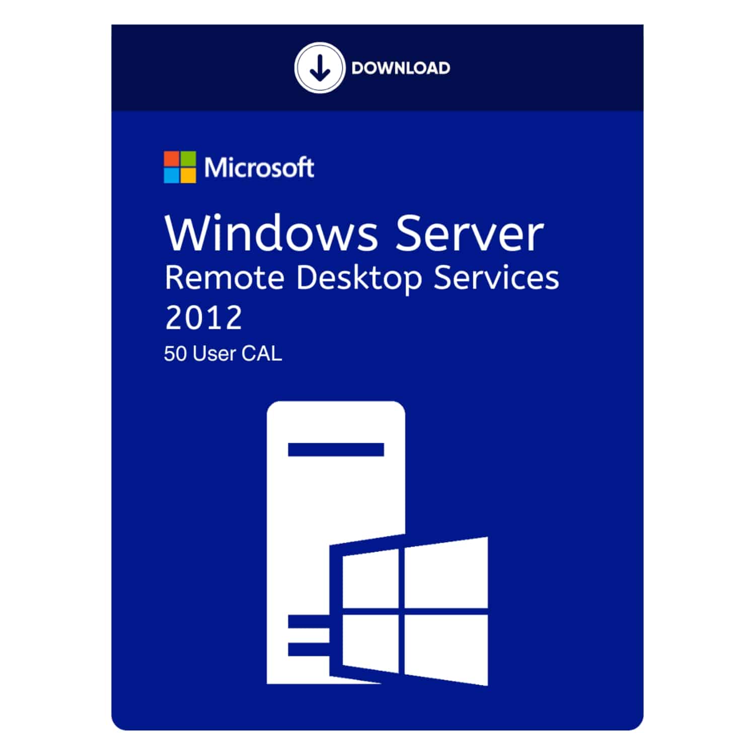 MS Windows Server 2012 Remote Desktop Services 50 User CALs