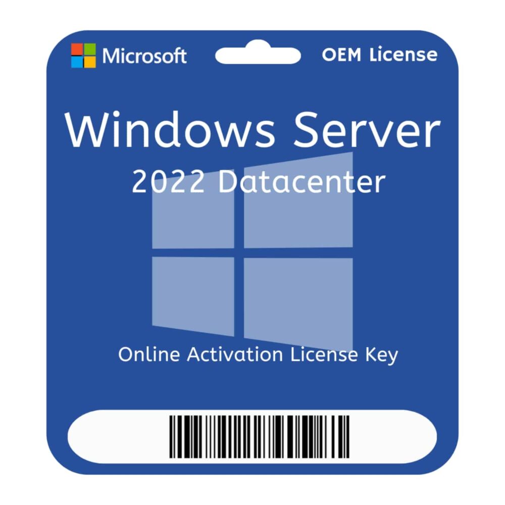 MS Windows Server 2022 Datacenter License Key | Online Activation | Global