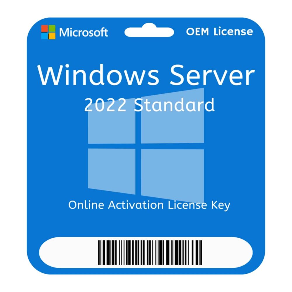 MS Windows Server 2022 Standard License Key | Online Activation | Global