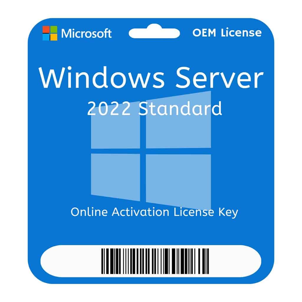 MS Windows Server 2022 Standard License Key | Online Activation | Global
