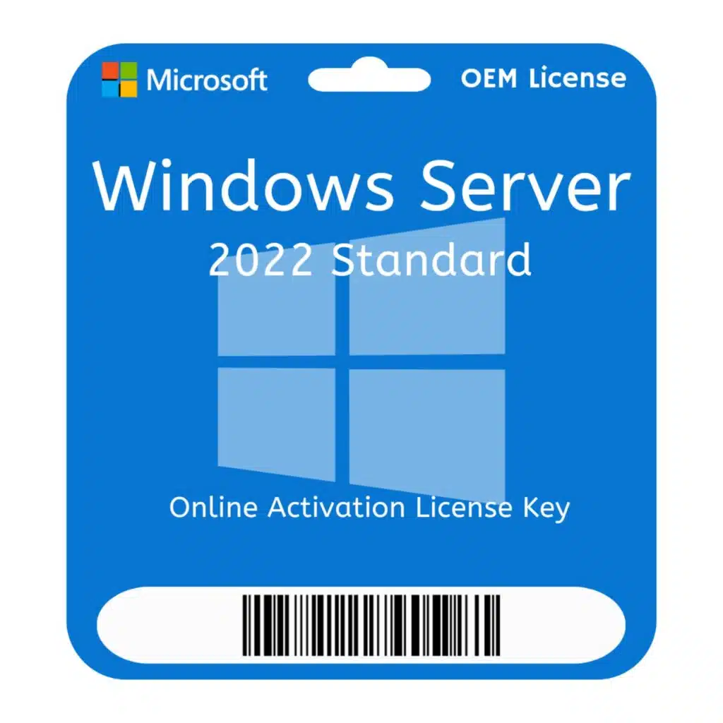 MS Windows Server 2022 Standard License Key | Online Activation | Global