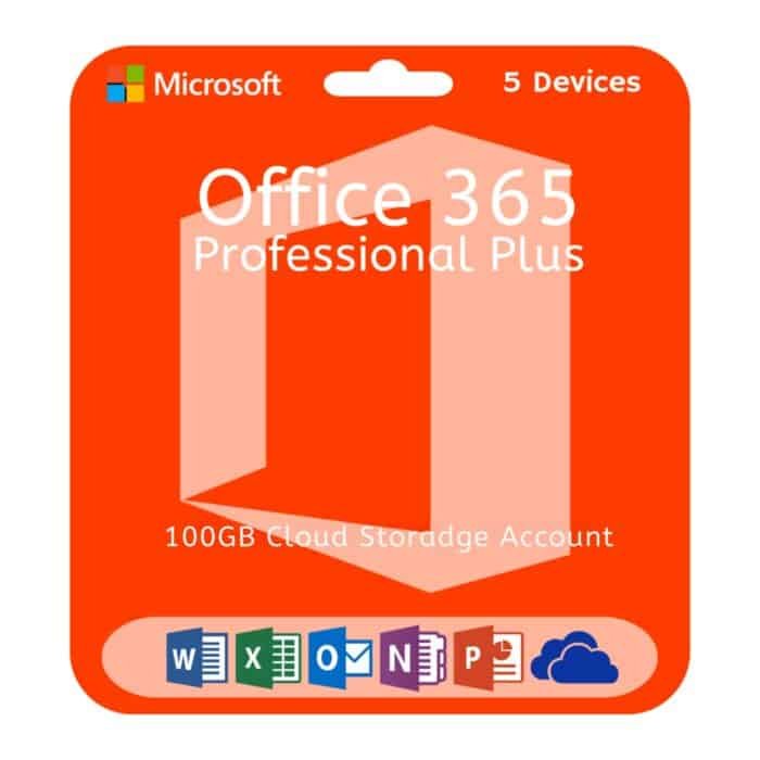 Office 365 Pro Plus 1 Year Subscription Account 5 Users