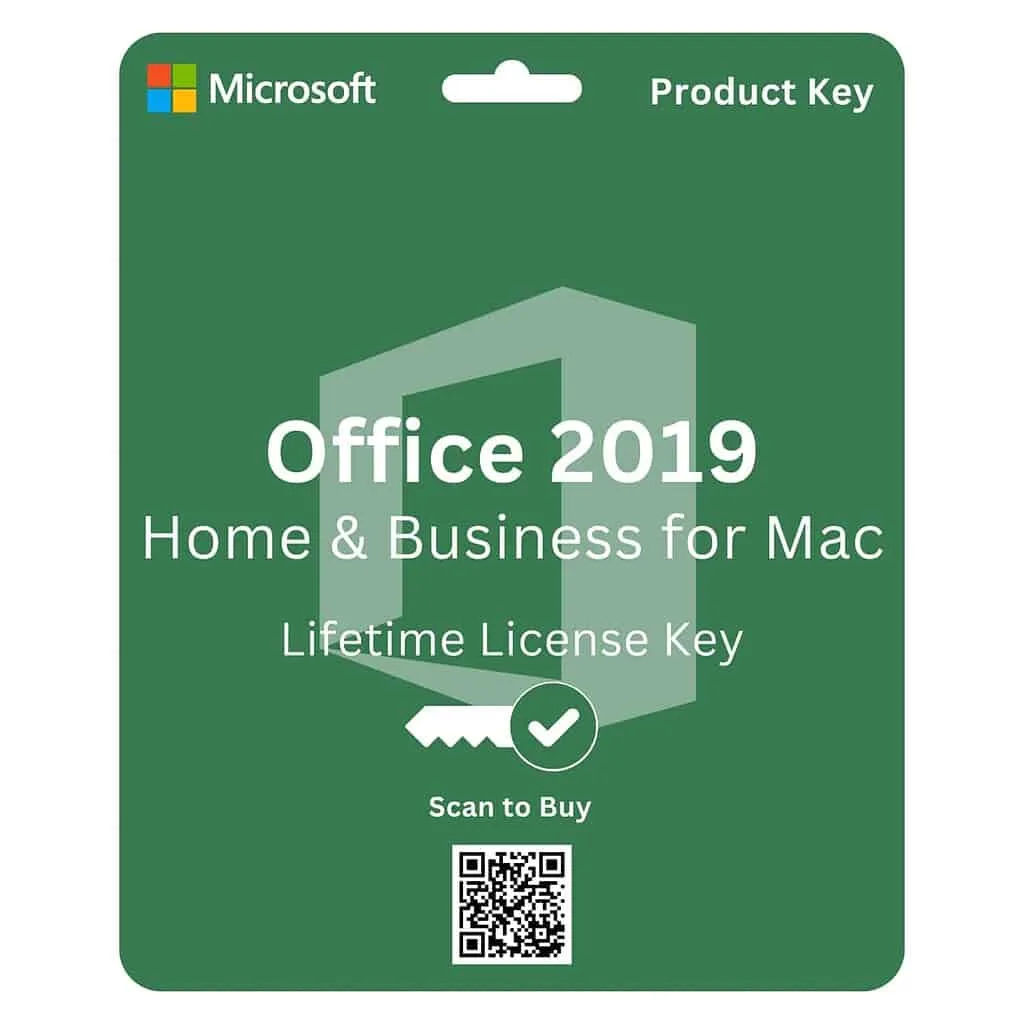 Microsoft Office 2019 Home and Business for Mac Bind CD Key for lifetime productivity on macOS