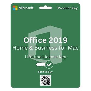 Microsoft Office 2019 Home and Business for Mac Bind CD Key for lifetime productivity on macOS