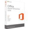 Microsoft Office Home and Business 2016 for 1PC Key, full version for professional and personal use.