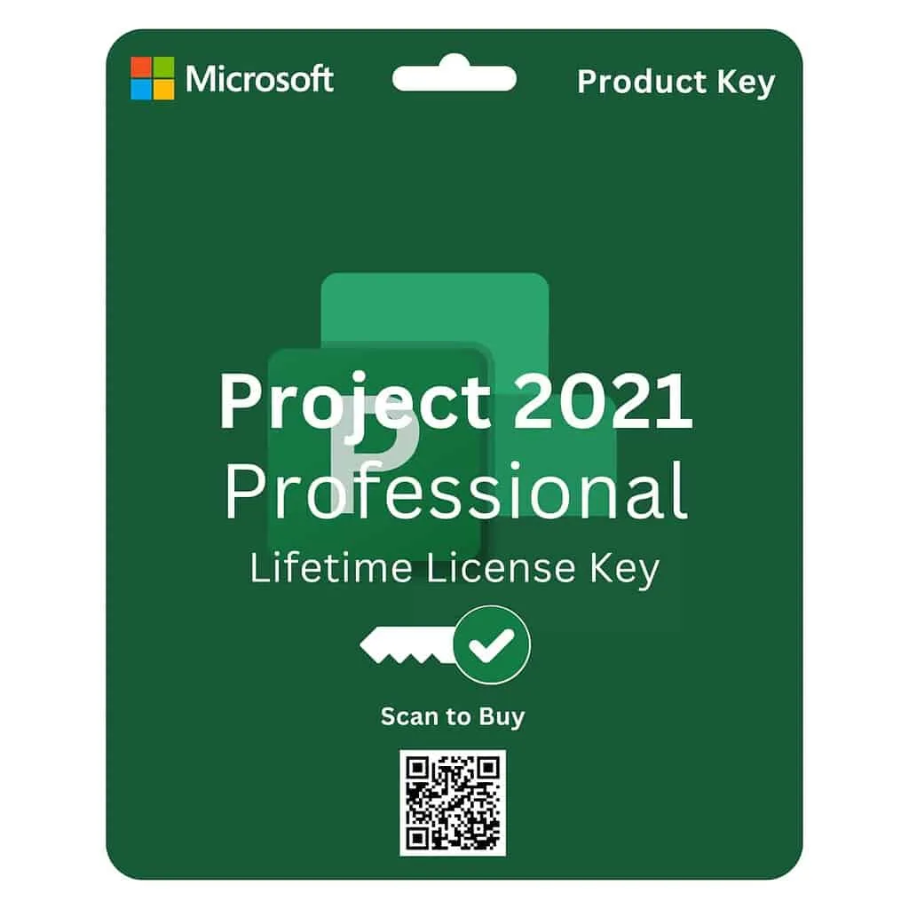 Microsoft Project Professional 2021 Activation Key for 1PC, ideal for project management and task tracking.