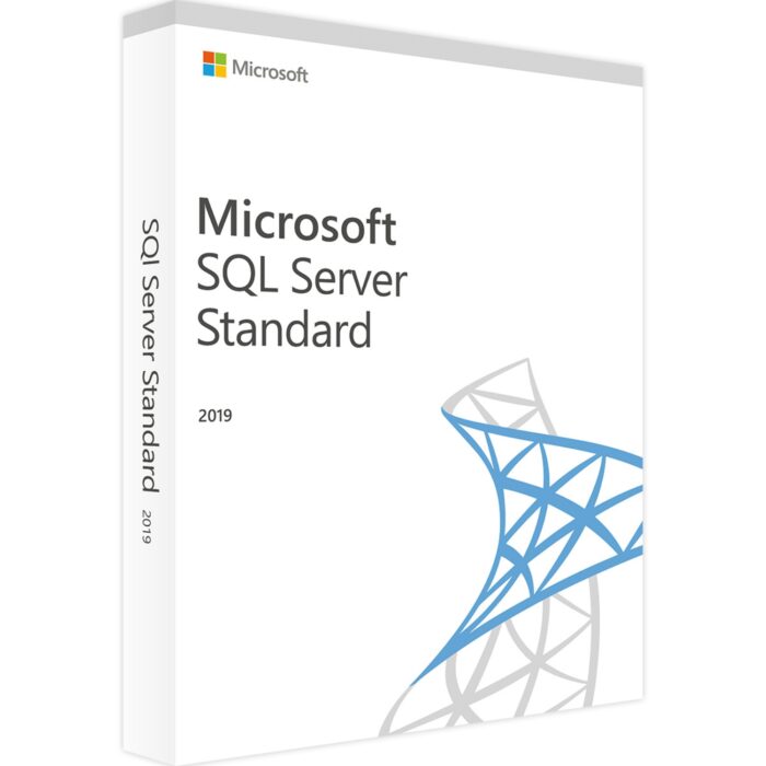 Microsoft SQL Server 2019 Standard Edition 1 CAL License for robust database management and analytics.