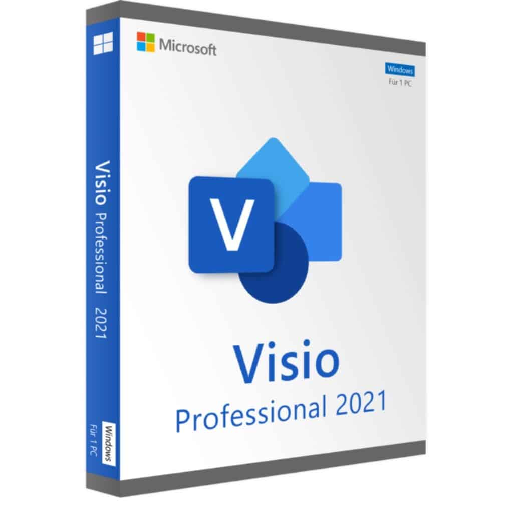 Microsoft Visio 2021 Professional Product Key - Retail, genuine activation key for advanced diagramming and business visuals