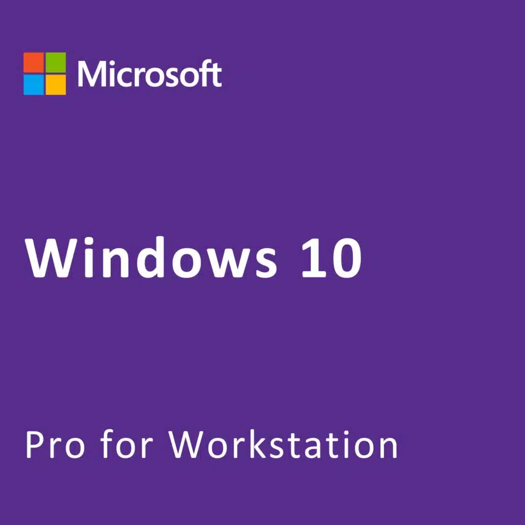 Microsoft Windows 10 Pro for Workstation License Key - 64-bit