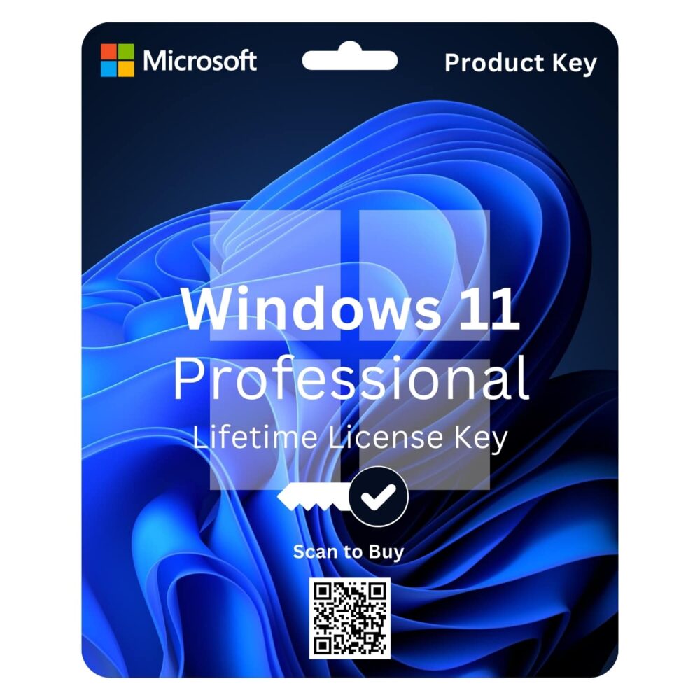 Microsoft Windows 11 Pro Product Key - OEM, genuine license for advanced productivity and security.