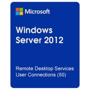 Microsoft Windows Server 2012 RDS 50 User CALs License