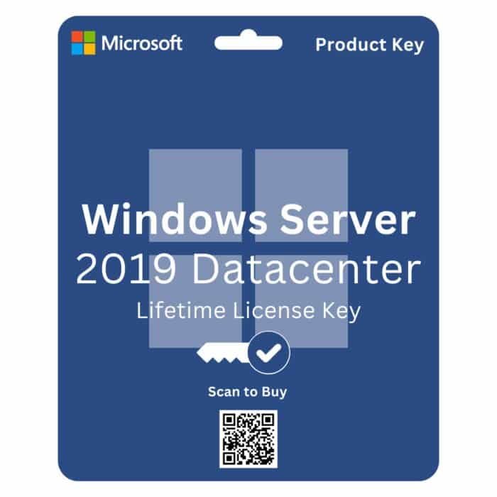 Microsoft Windows Server 2019 Datacenter License Key for enterprise-level deployment with enhanced security and scalability