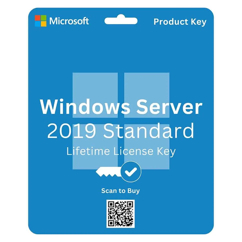 Microsoft Windows Server 2019 Standard License Key for secure and scalable server solutions