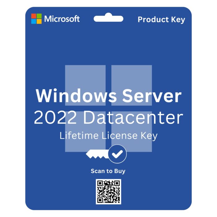 Microsoft Windows Server 2022 Datacenter License Key for enterprise-grade virtualization and scalability.