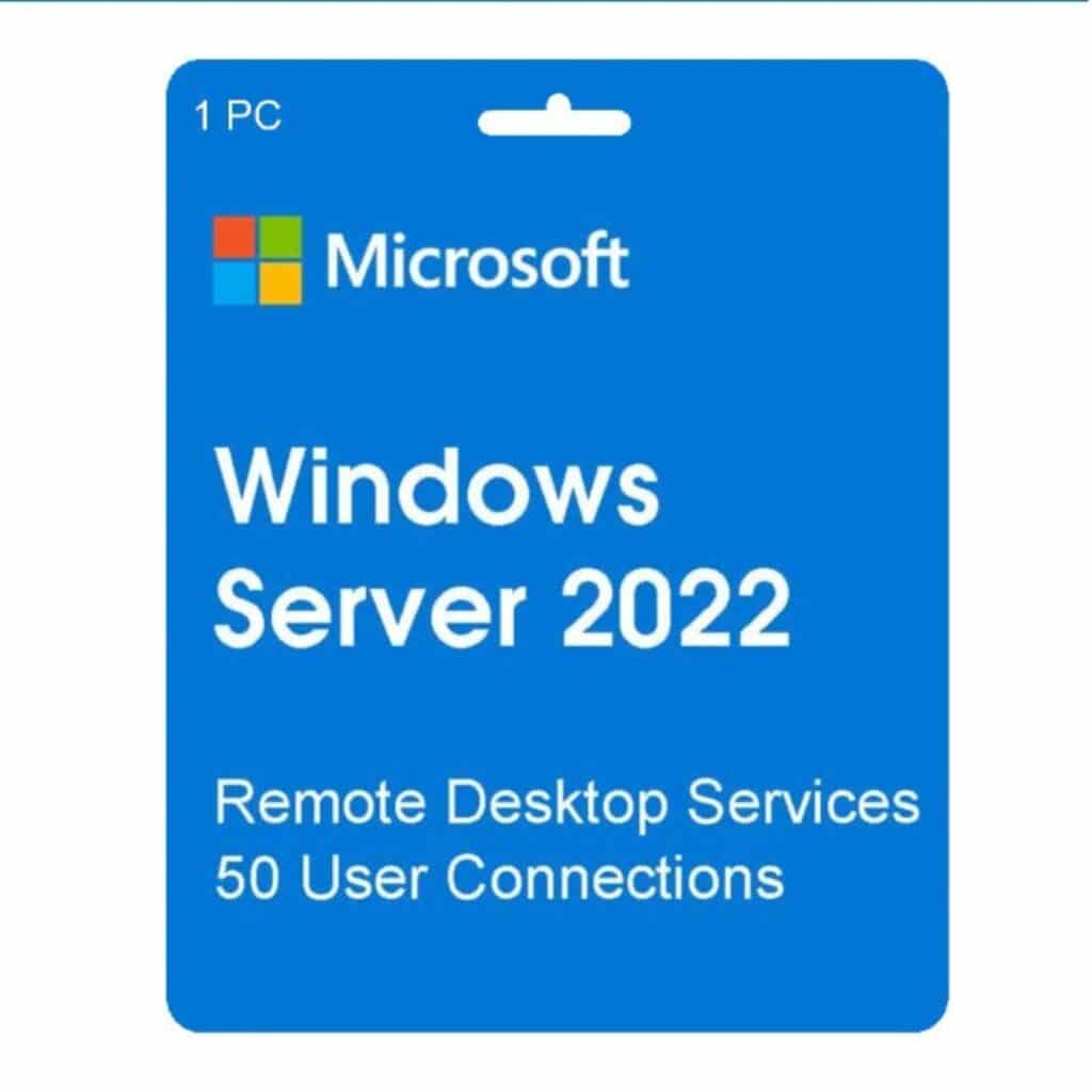 Microsoft Windows Server 2022 RDS - 50 User CAL