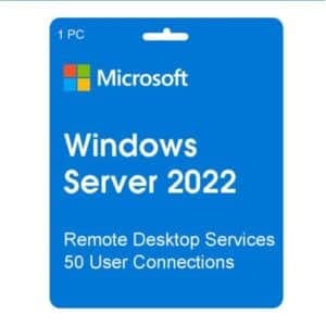 Microsoft Windows Server 2022 RDS 50 User CALs License