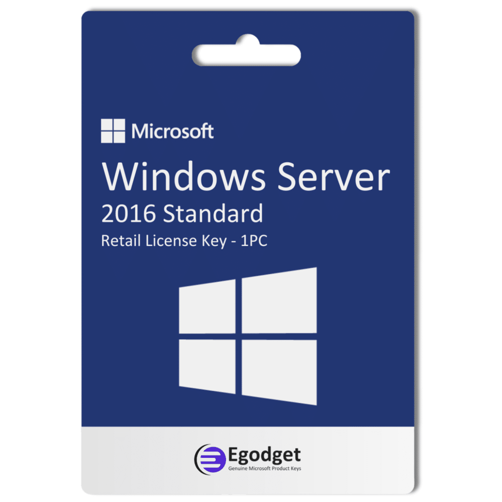 Microsoft Windows Server 2016 Standard License Key