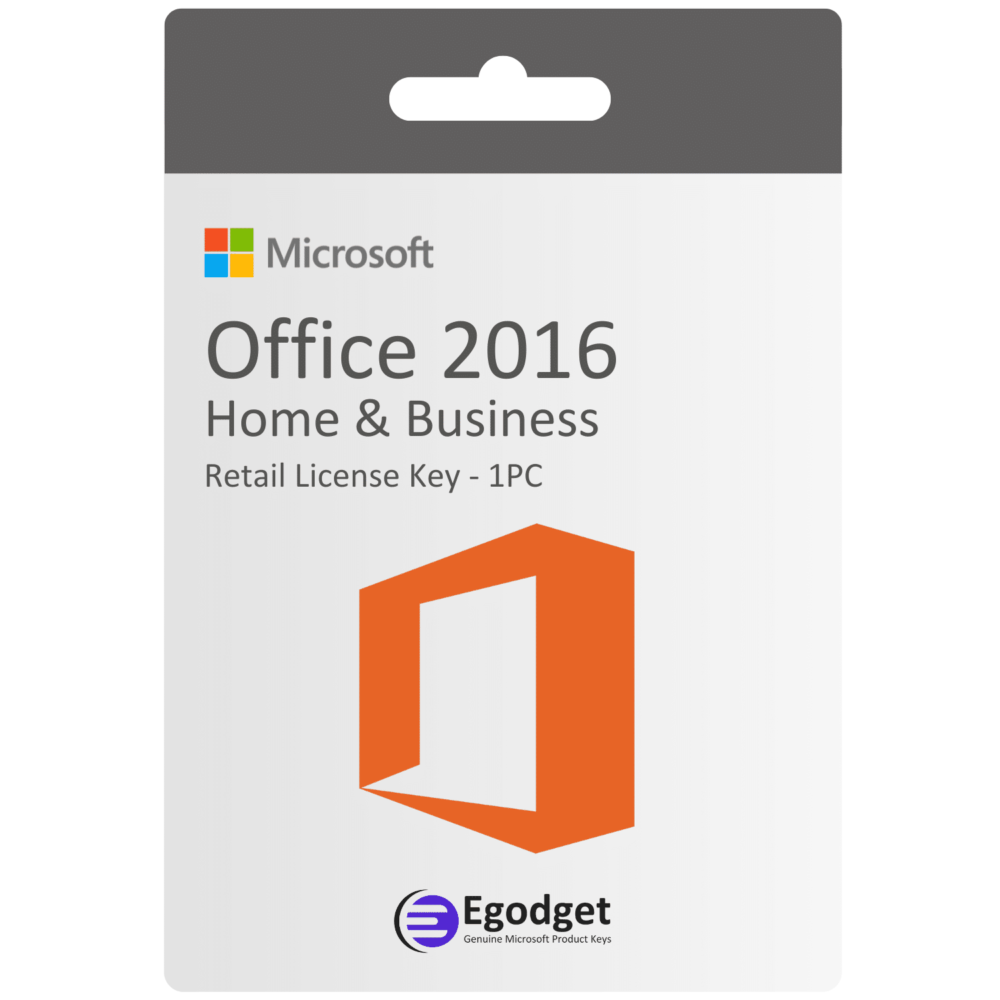 MS Office Home and Business 2016 for Windows | Lifetime License Key | Retail