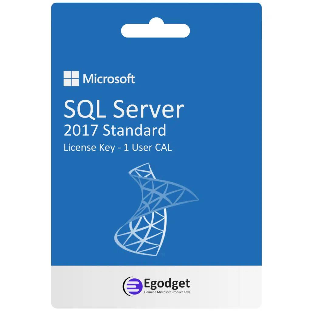 MS SQL Server 2017 Standard Edition | Lifetime License Key | Online Activation | 1 CAL