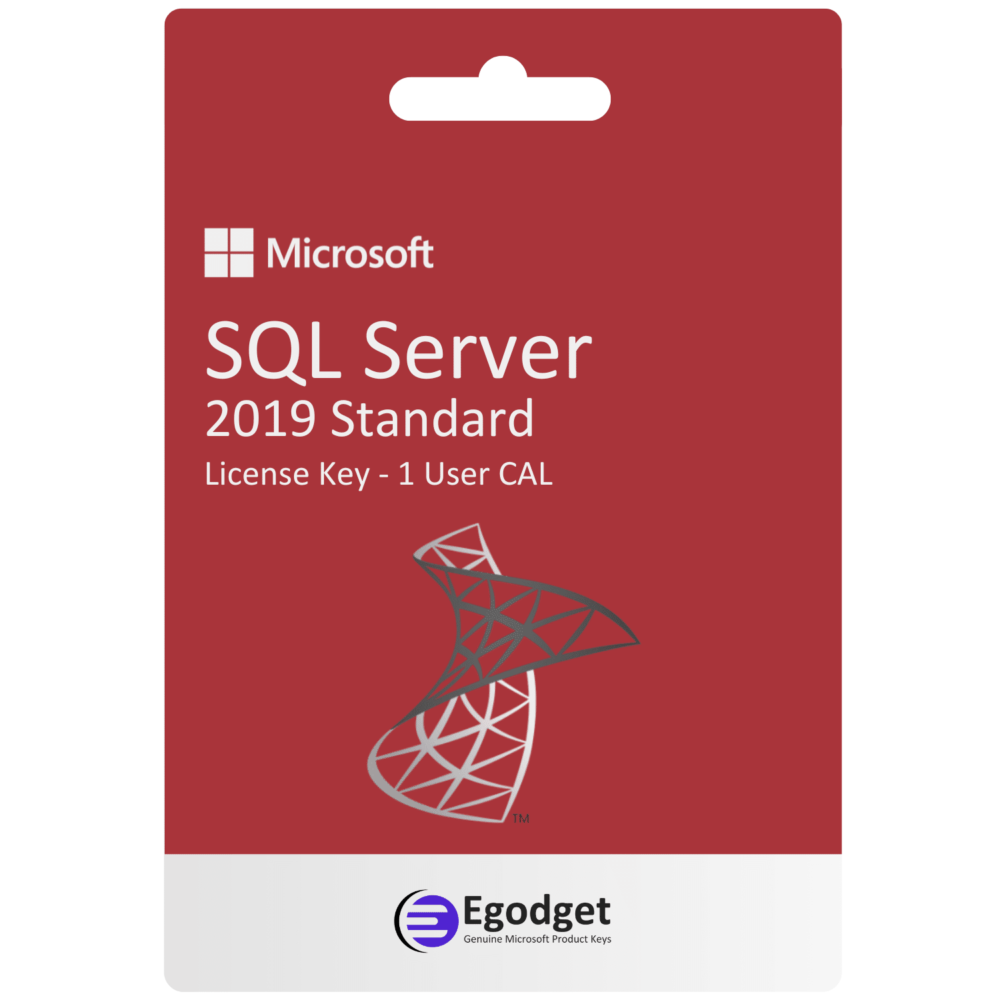 MS SQL Server 2019 Standard Edition | Lifetime License Key | Online Activation | 1 CAL