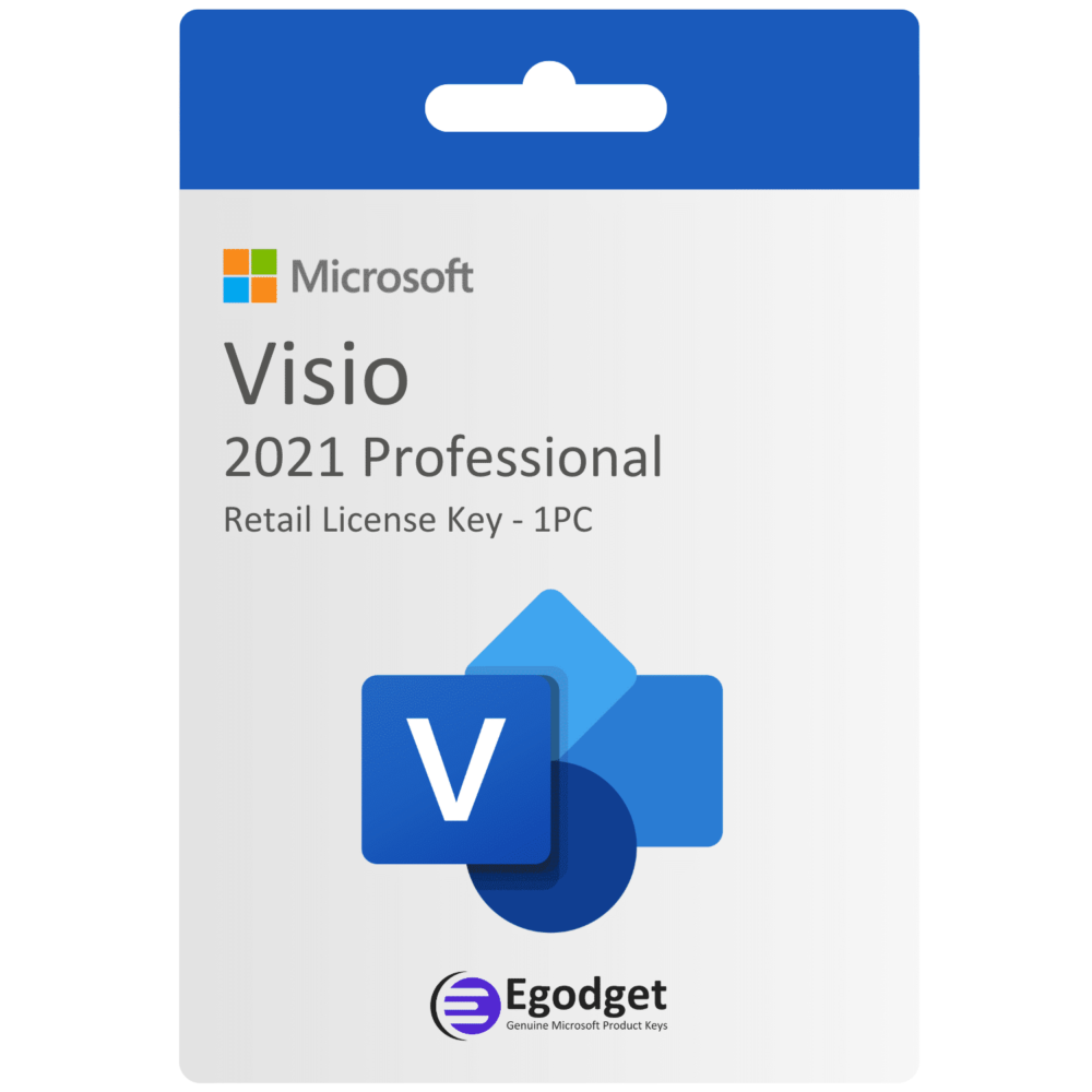 MS Visio 2021 Professional Product Key | Lifetime License | Online Activation | Retail