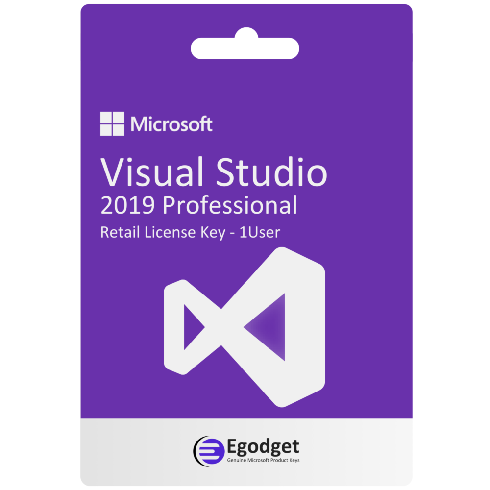 MS Visual Studio 2019 Professional | Lifetime License Key | Online Activation | Retail