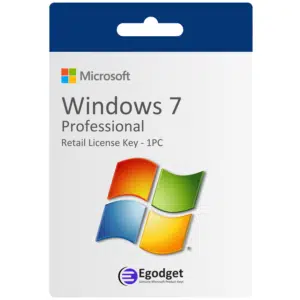 MS Windows 7 Professional Product Key | Online Activation for 32/64-bit | OEM