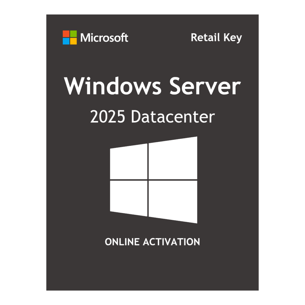 Microsoft Windows Server 2025 Datacenter License Key Retail Online Activation