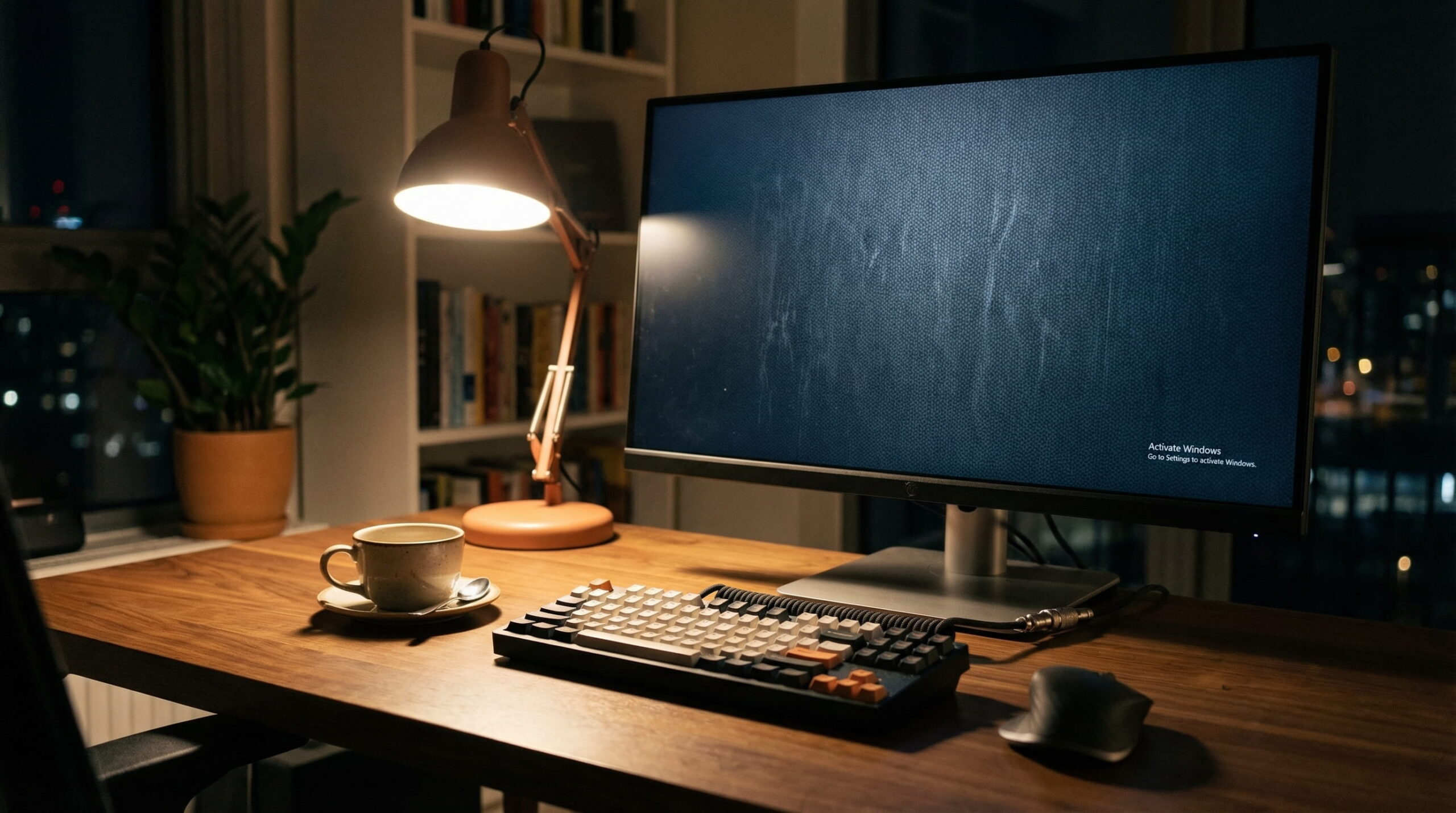 how to fix windows 11 activation error 0xc004c003 - frustrated user at desk