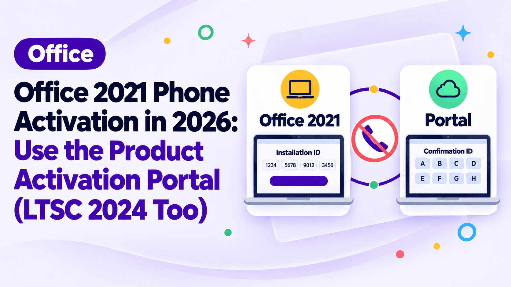 Office 2021 Phone Activation in 2026: Use the Product Activation Portal (LTSC 2024 Too)