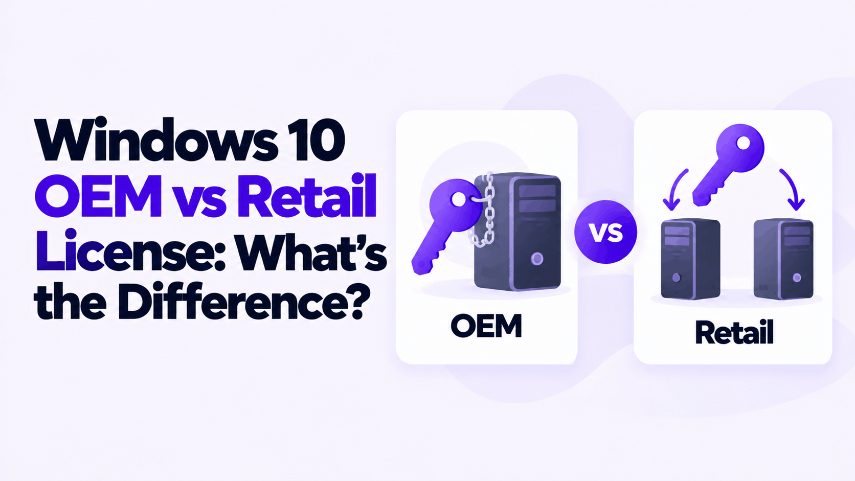 Windows 10 OEM vs Retail License: What's the Difference?